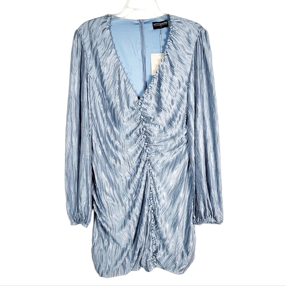 KITTENISH button down long sleeve dress - Picture 2 of 4